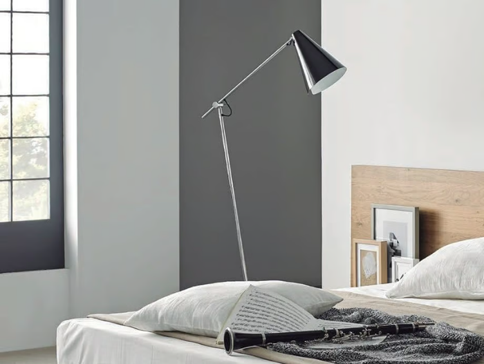 LUA - Adjustable metal floor lamp _ Aromas del Campo